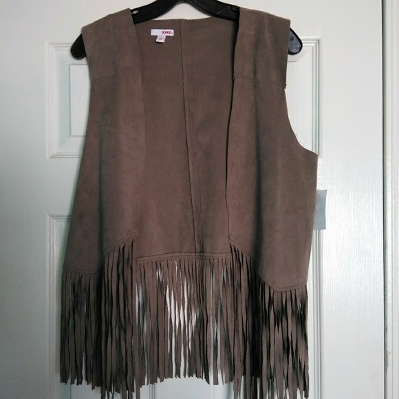 Jackets & Blazers - Bongo Suede Fringe Vest